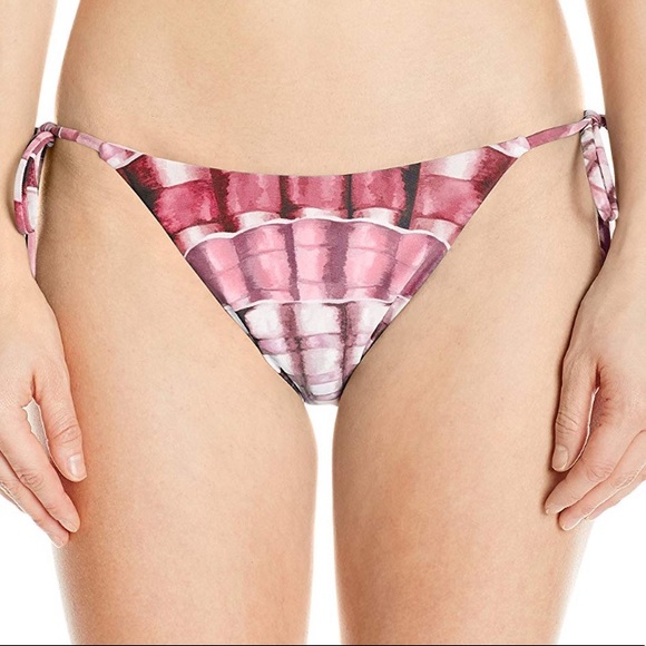 mara hoffman // shells flamingo side tie bikini - Picture 4 of 4